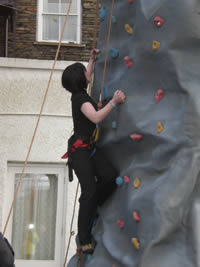 mobile climbing wall